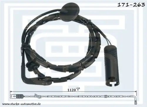 STARKE ДАТЧИК ТОРМОЗНОЙ R75 (ПЕРЕД) 171263