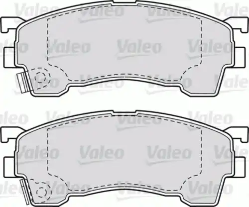 Тормозные колодки дисковые VALEO 598629