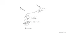 Подсветка номера 84931AG060 SUBARU