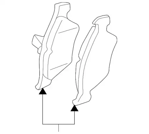 Тормозные колодки дисковые SAAB 93192749
