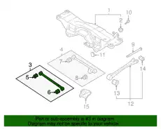 Рычаг подвески SUBARU 20250FE240