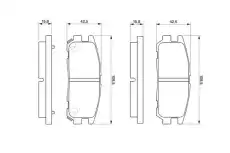 Тормозные колодки дисковые BOSCH 0 986 424 367