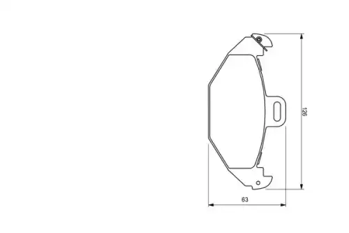 Тормозные колодки дисковые BOSCH 0 986 424 532