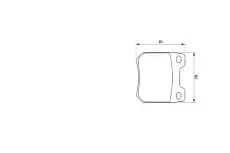 Тормозные колодки дисковые BOSCH 0 986 424 754