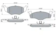 Тормозные колодки дисковые BOSCH 0 986 494 005