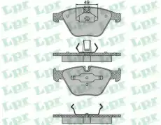 Тормозные колодки дисковые передняя ось LPR 05P1193