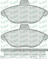 Тормозные колодки дисковые LPR 05P346