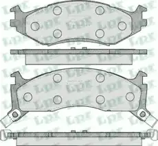 Тормозные колодки дисковые LPR 05P455