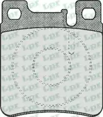 Тормозные колодки дисковые LPR 05P477