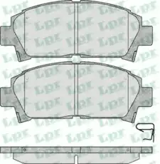 Тормозные колодки дисковые LPR 05P573