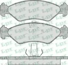 Тормозные колодки дисковые LPR 05P625