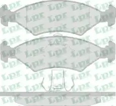 Тормозные колодки дисковые LPR 05P628