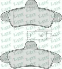 Тормозные колодки дисковые LPR 05P716