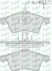 Тормозные колодки дисковые LPR 05P787