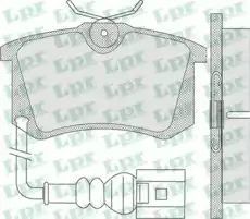 Тормозные колодки дисковые LPR 05P853