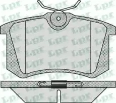 Тормозные колодки дисковые LPR 05P868
