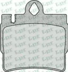Тормозные колодки дисковые LPR 05P900