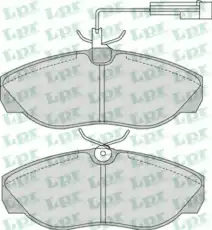 Тормозные колодки дисковые LPR 05P965