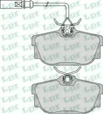 Тормозные колодки дисковые LPR 05P974