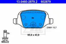 Тормозные колодки дисковые ATE 13.0460-2879.2