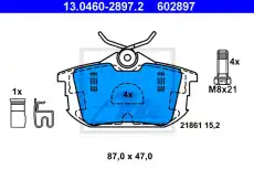 Тормозные колодки дисковые ATE 13.0460-2897.2