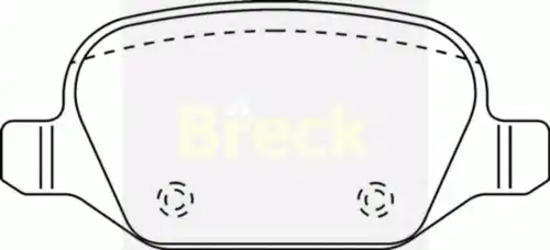 колодки дисковые торм. задн. AR 23601 00 BRECK