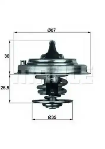 Термостат системы охлаждения KNECHT TX3482D