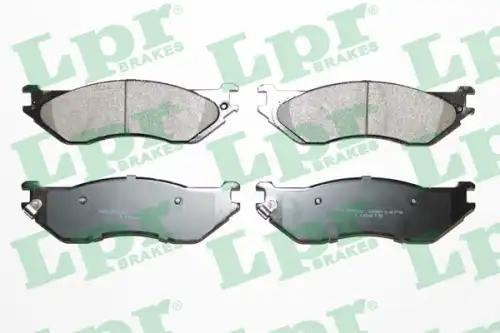 Тормозные колодки дисковые передняя ось LPR 05P1479
