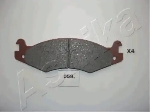 Тормозные колодки дисковые передняя ось ASHIKA 50-00-059