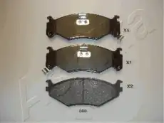 Тормозные колодки дисковые ASHIKA 50-00-060