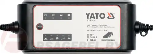 Зарядное устройство 12В, 8А /YATO YT83016