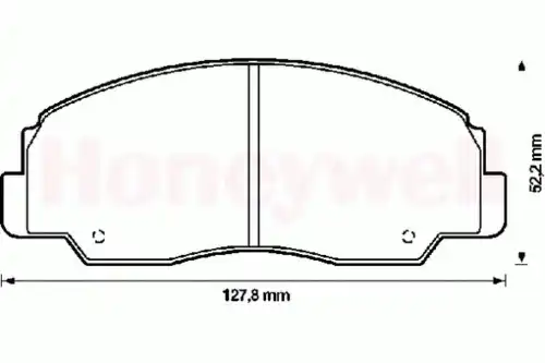 Тормозные колодки дисковые BENDIX 572294B