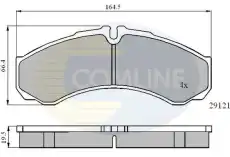 Тормозные колодки дисковые COMLINE CBP0931
