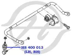Тяга стабилизатора HANSE HS400012