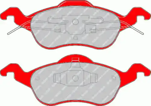 Тормозные колодки дисковые FERODO FDS1318