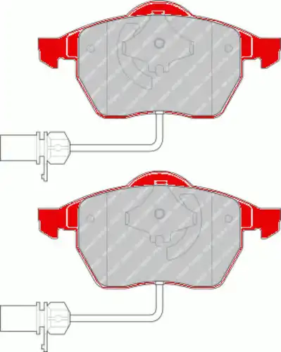 Тормозные колодки дисковые FERODO FDS1323