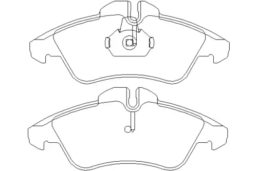 Тормозные колодки дисковые MINTEX MDB1739