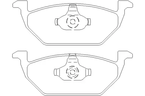 Тормозные колодки дисковые передняя ось MINTEX MDB2034