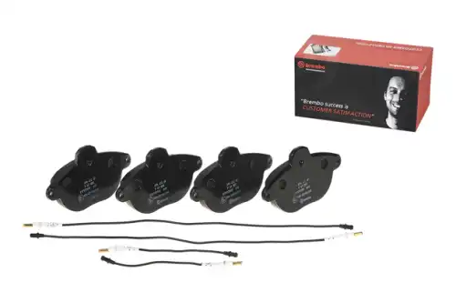Тормозные колодки дисковые передняя ось BREMBO P 61 055