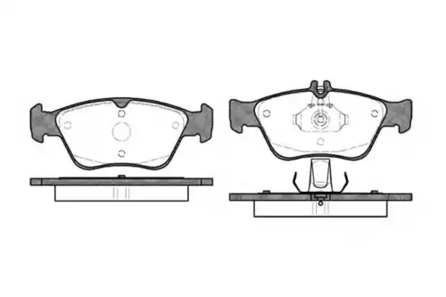 КОЛОДКИ MER W210 E200-E300D 95- ПЕР P4863.00 WOKING