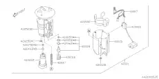 42032AG000 Держатель SUBARU