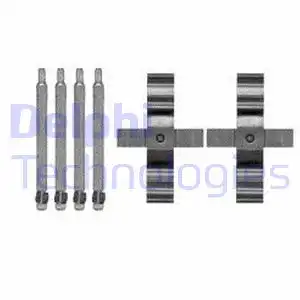Тормозные колодки дисковые DELPHI LX0598