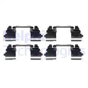 Тормозные колодки дисковые DELPHI LX0572