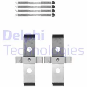 Тормозные колодки дисковые DELPHI LX0595