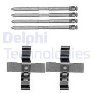 Тормозные колодки дисковые DELPHI LX0569