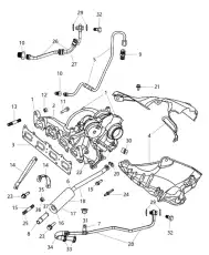  КРАЙСЛЕР БОЛТ ВЫПУСКНОГО КОЛЛЕКТОРА 6503131 MOPAR