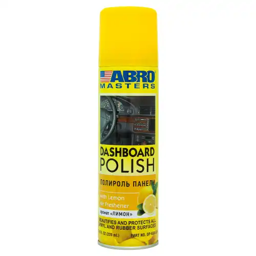 ПОЛИРОЛЬ ПАНЕЛИ АРОМА ABRO MASTERS (ЛИМОН) DP633-LE