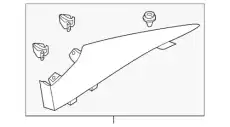 Решетка радиатора MOBIS 858501R000RY