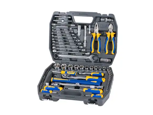 Набор инструмента 1/2'Dr и 1/4'Dr 73 предмета KT700677 KRAFT