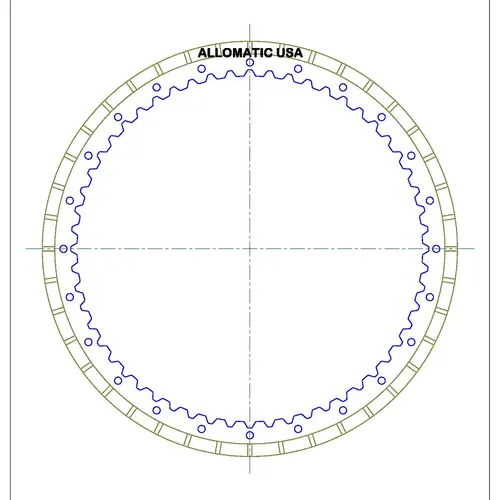 Диск фрикционный АКПП - Allomatic 512566